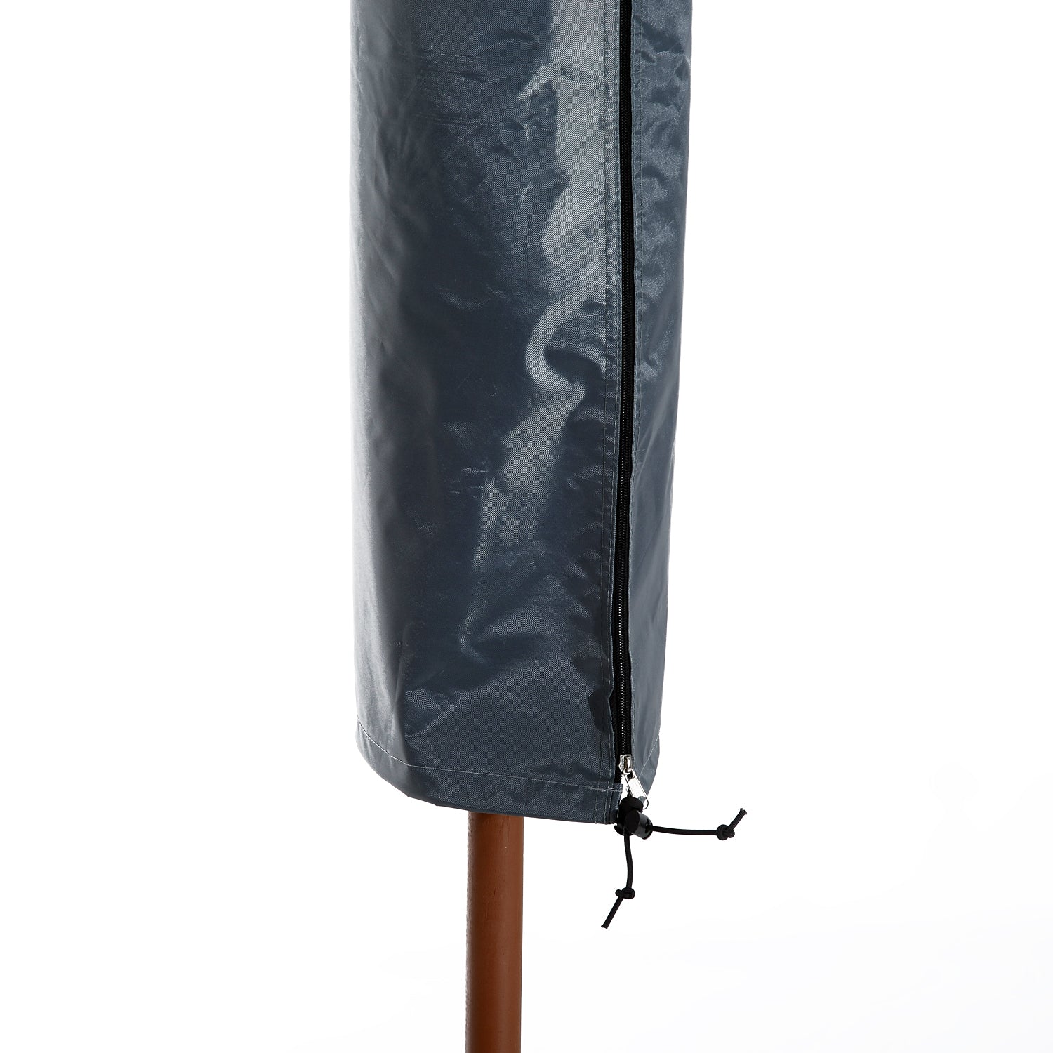 Outsunny Parasol Cover, Cantilever Umbrella Protector with Zipper for Outdoor, Garden, Patio, Grey