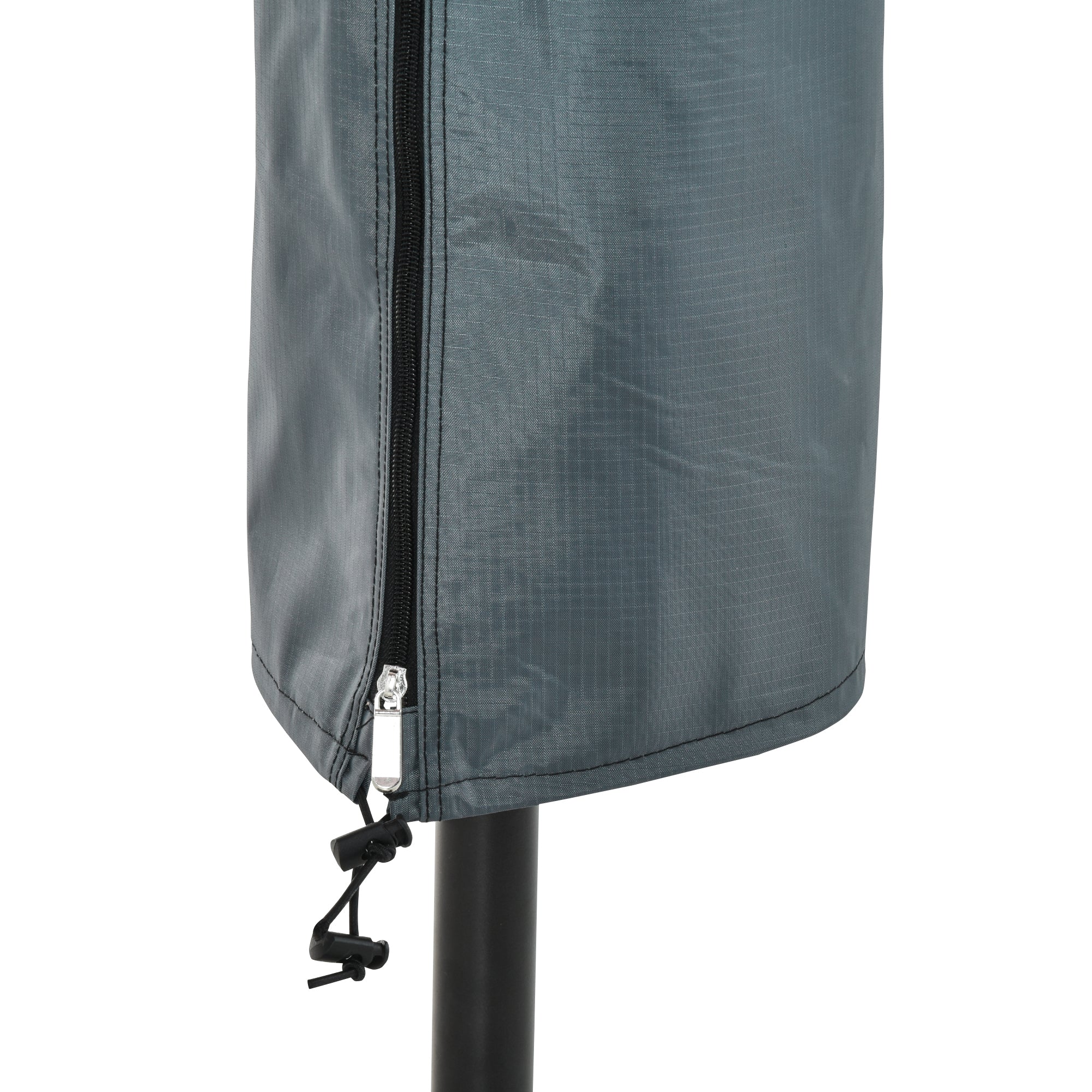 Outsunny Parasol Cover, Cantilever Umbrella Protector with Zipper for Outdoor, Garden, Patio, Grey