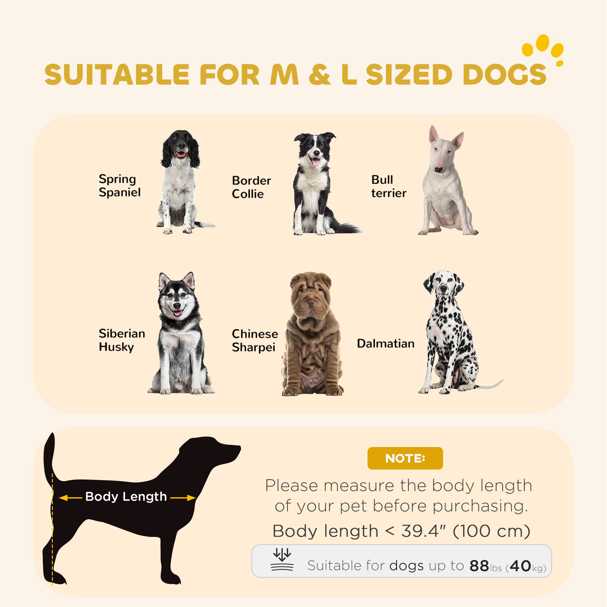 PawHut Heavy Duty Steel Dog Crate Kennel Pet Cage with Wheels for Portability and a Door for Convenient Access Anti-Pinching Floor, 49.2"L x 29.5"W x 34.6"H, Black