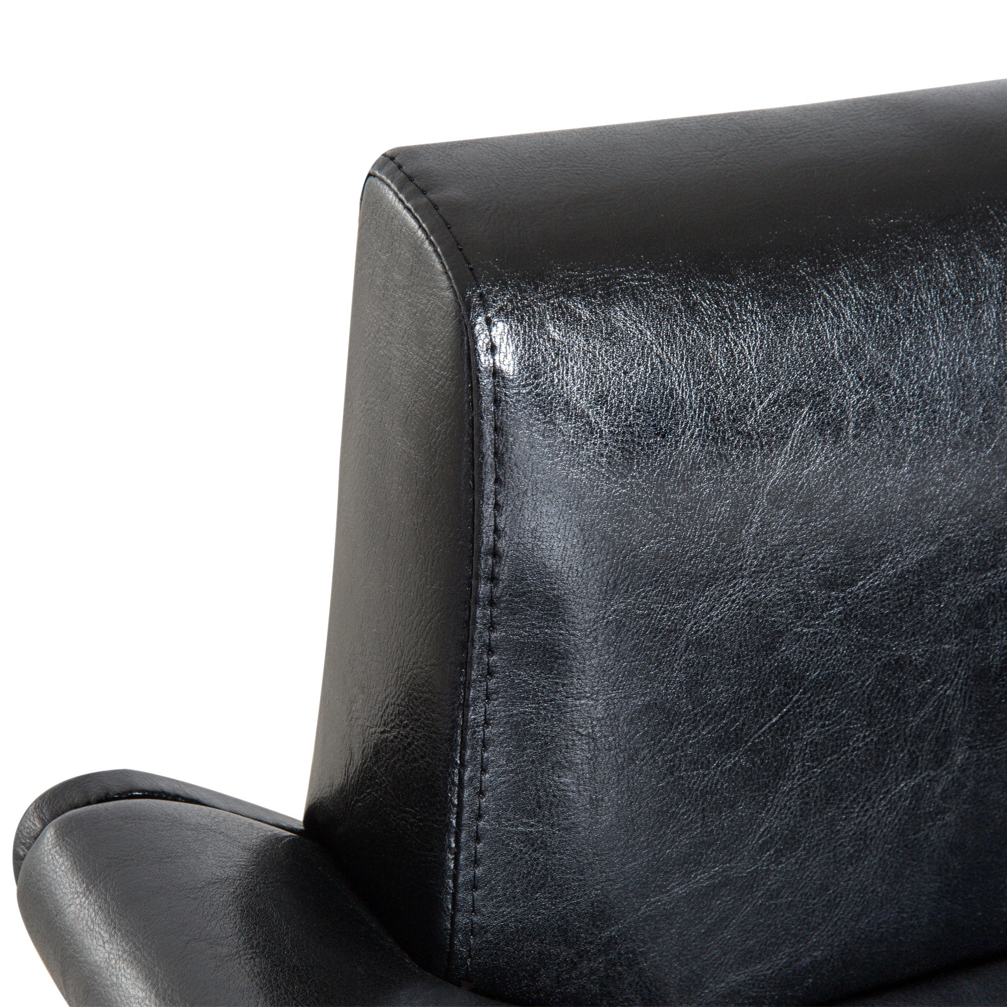 PawHut Pet Sofa Chair Dog Cat Kitten Couch Bed Luxury Furniture Faux Leather Seater Black