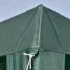 Outsunny 10x10ft Party Tent Portable Gazebo, Folding Garden Canopy Event Shelter Outdoor Sunshade Green