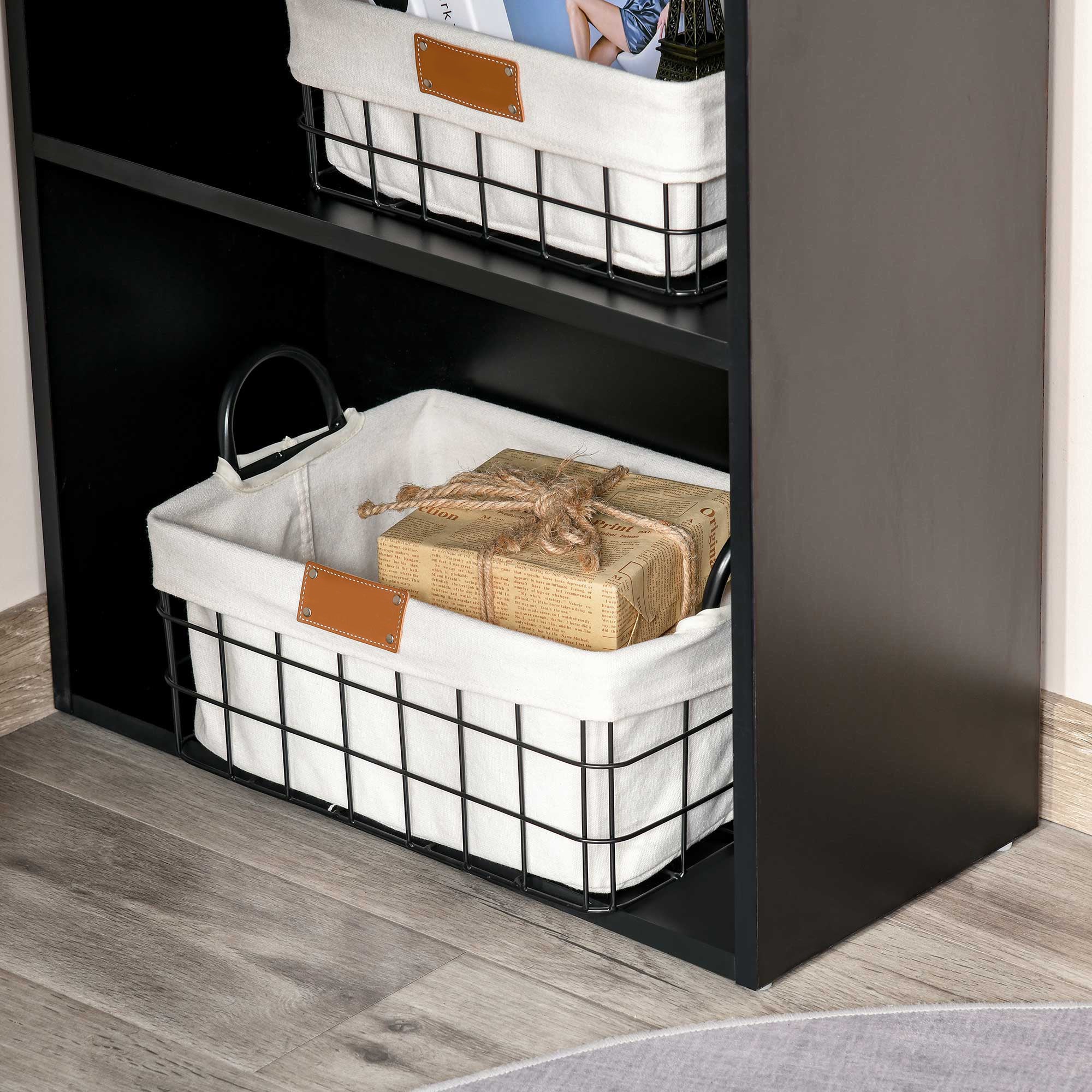 HOMCOM Modern Computer Desk with Storage Shelves, 47