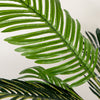 HOMCOM 5FT Artificial Areca Palm Tree in Pot with Realistic Leaves, Indoor Outdoor Tropical Palm Fake Plants for Home Office Living Room Decor