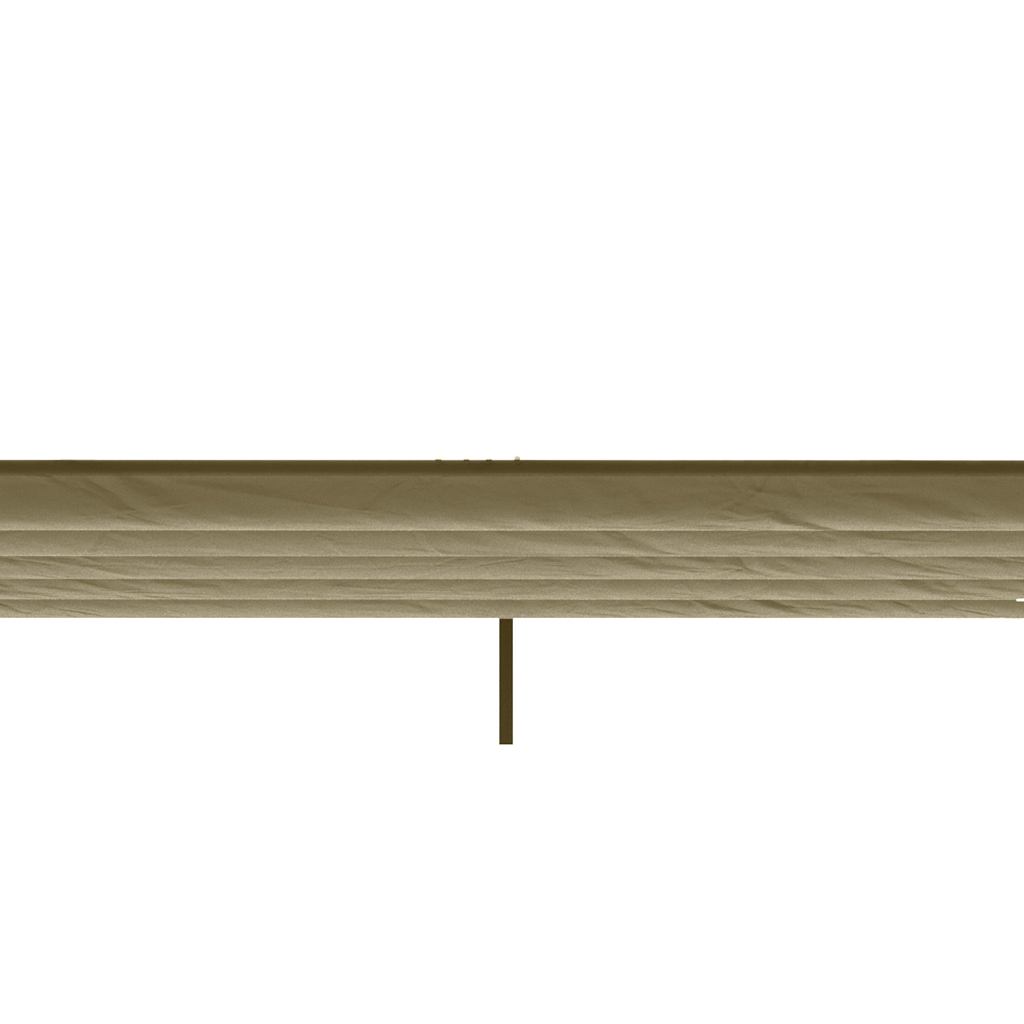 Outsunny Retractable Replacement Pergola Canopy for 10' x 10' Pergola, Pergola Cover Replacement, Tan