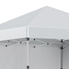 Outsunny 10' x 10' Pop Up Canopy Tent with Removable Sidewalls, Instant Shelter with Portable Roller Bag, 4 Sand Bags, Adjustable Height for Outdoor, Garden, Patio, Light Grey