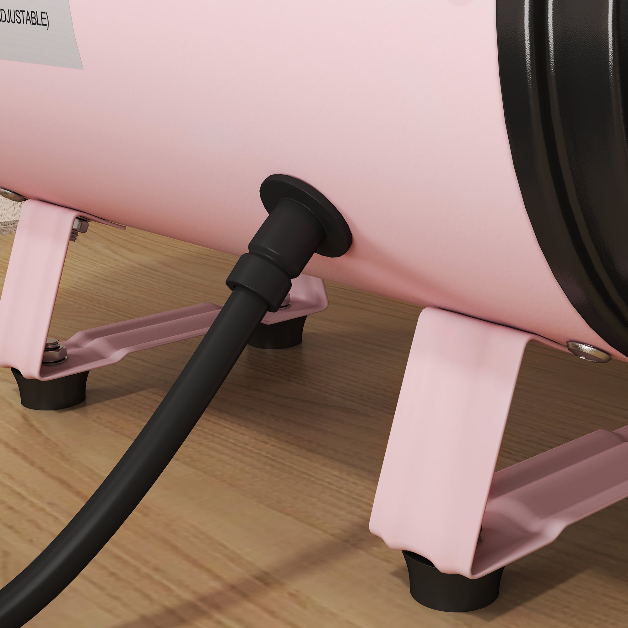 PawHut Dog Hair Dryer, 2200W Pet Grooming Hair Dryer with Adjustable Temperature & Velocity, Professional Low Noise Dog Blaster with 3 Different Nozzles, Pink