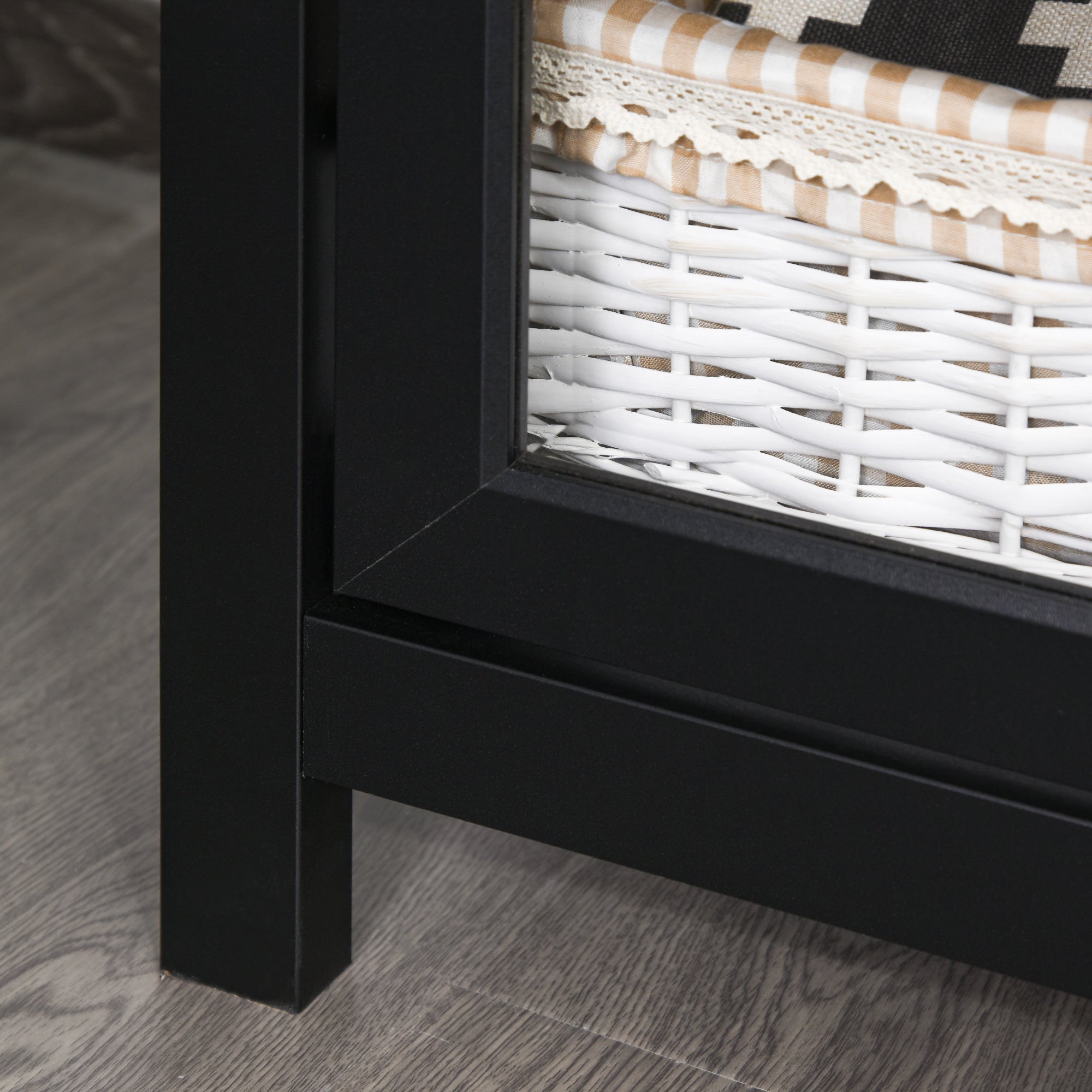 HOMCOM 3-Tier Multifunctional Bookcase, Storage Bookshelf, Display Shelves with Glass Doors, Open Compartments and Adjustable Shelves for Home Office, Living Room, Study, Black