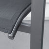 Outsunny Set of 2 Patio Dining Chair Outdoor Mesh Seat Heavy Duty Stackable Garden Bistro Chairs Yard Home Furniture Dark Grey