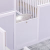 PawHut Whelping Box for Dogs, 20"H Puppy Whelping Box with Removable Doors, Dog Birth Supplies & Essentials for Indoor, 81" x 39" x 20", White