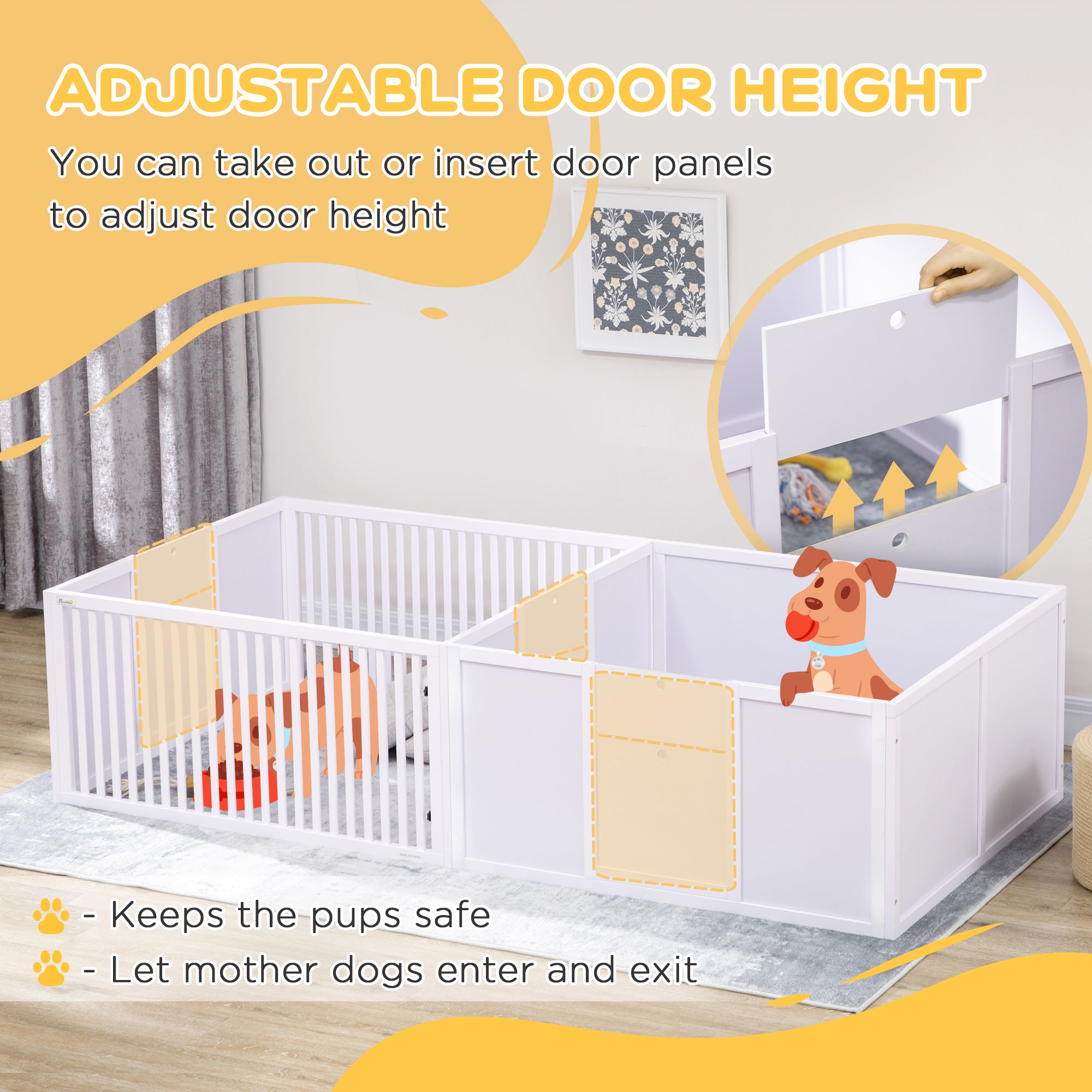 PawHut Whelping Box for Dogs, 20