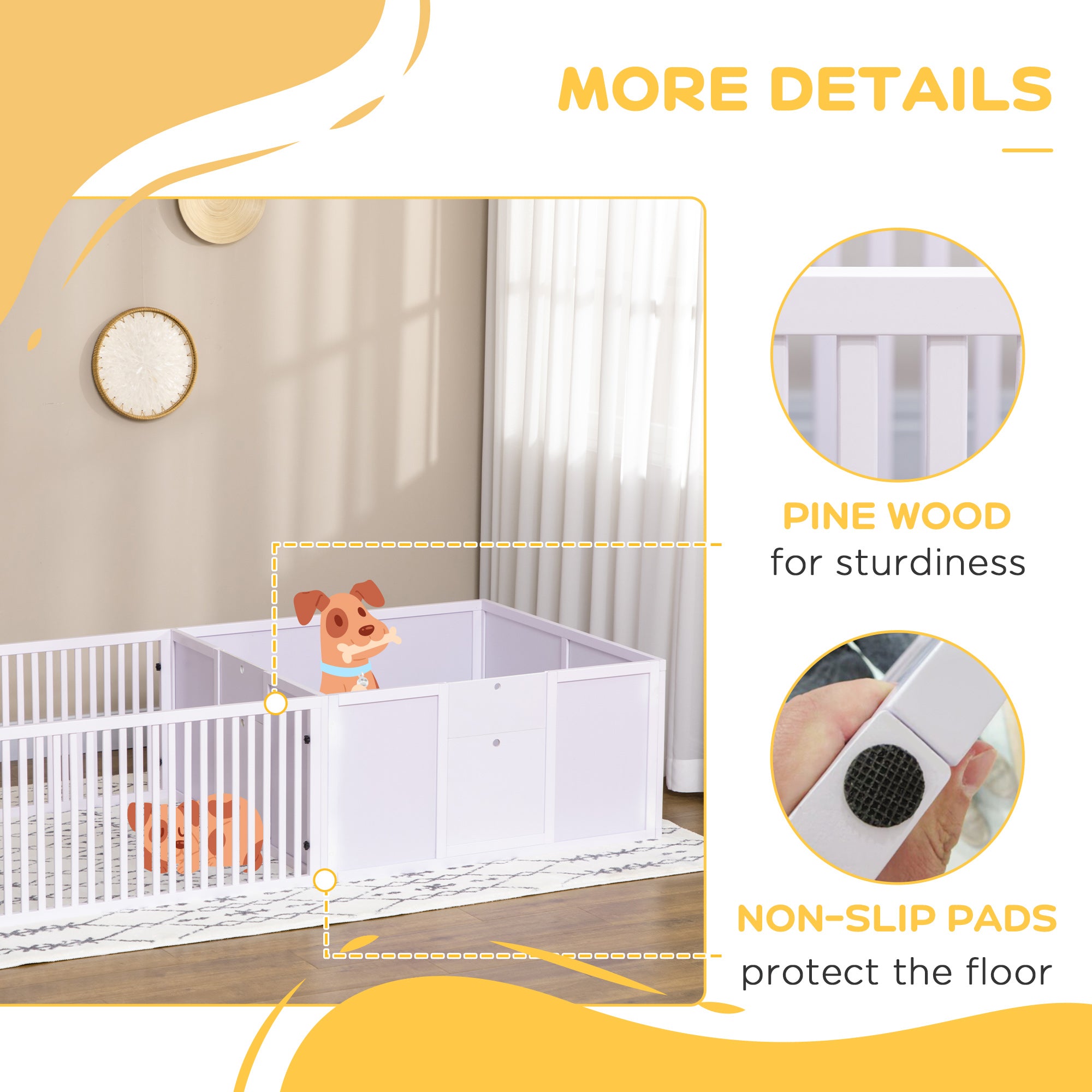 PawHut Whelping Box for Dogs, 20