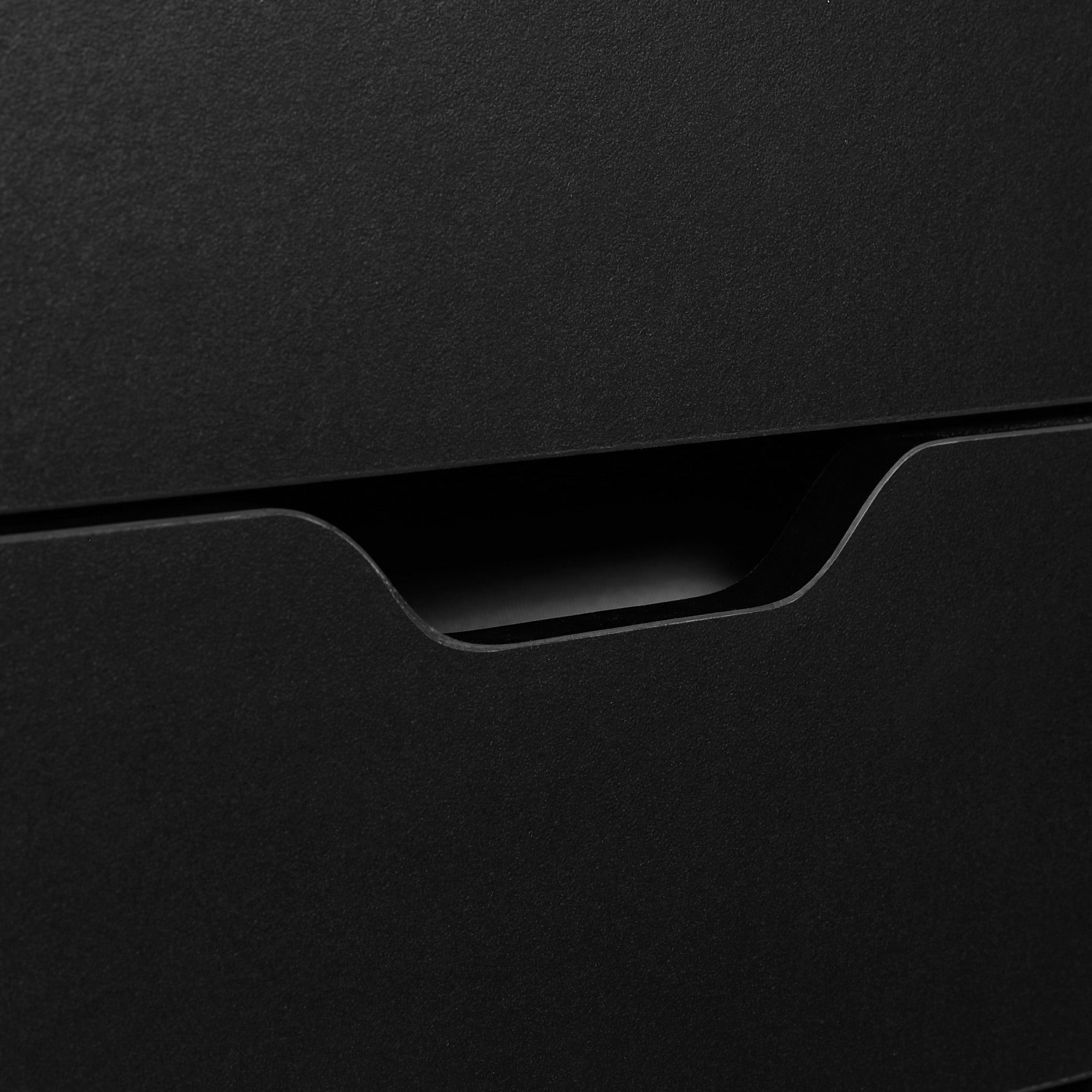 Vinsetto Vertical Filing Cabinet, 7-drawer File Cabinet, Mobile Office Storage Cabinet with Wheels for Home Office, Black