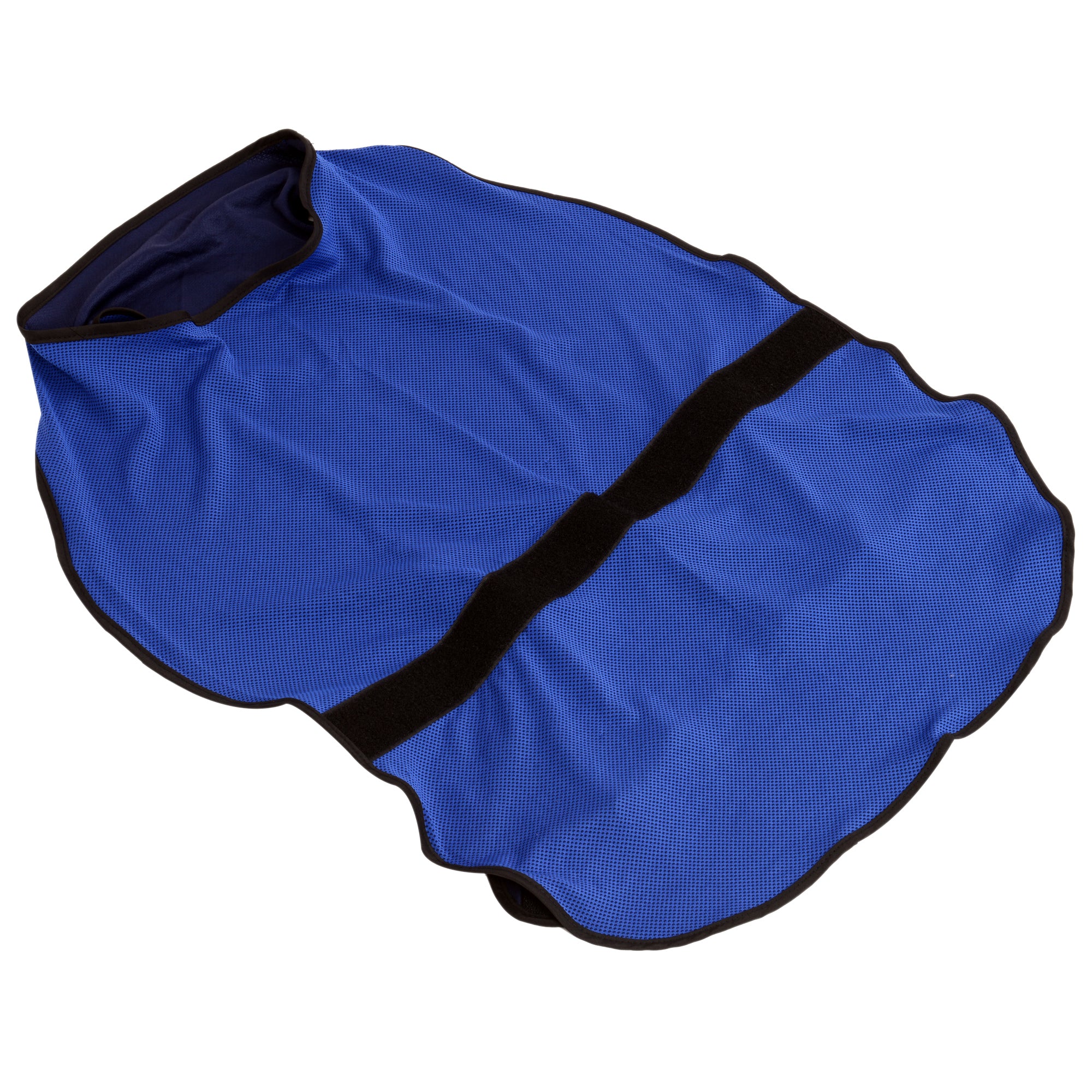 Pawhut Dog Pet Summer Cooling Cool Coat Vest Jacket Cooler Breathable Anti-bacterial Dark Blue , S , 40cm long