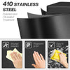 HOMCOM 5.3 Gallon/20 L Garbage Can, Fingerprint-proof Stainless Steel Kitchen Trash Can with Soft-close Lid and Foot Pedal, Slim Garbage Bin for Living Room, Home Office, Black