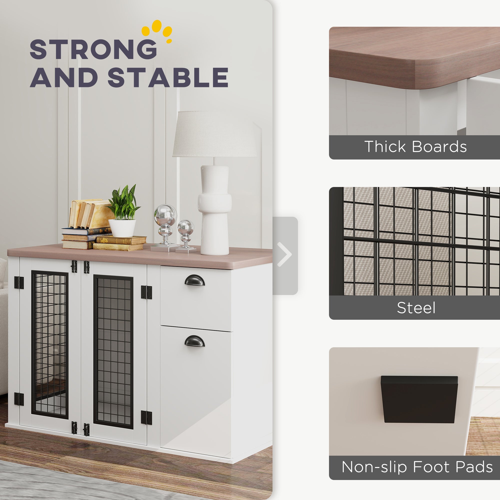 PawHut Dog Crate Furniture, 44