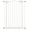 PawHut Extra Tall Dog Gate with Door, Pressure Fit, Auto Close, Double Locking for Doorways Hallways Stairs, White