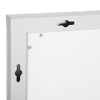 kleankin 40" x 24" LED Bathroom Mirror, Dimmable Lighted Wall-Mounted Mirror, with 3 Colour, Smart Touch, Plug-in, Vertical or Horizontal Hanging