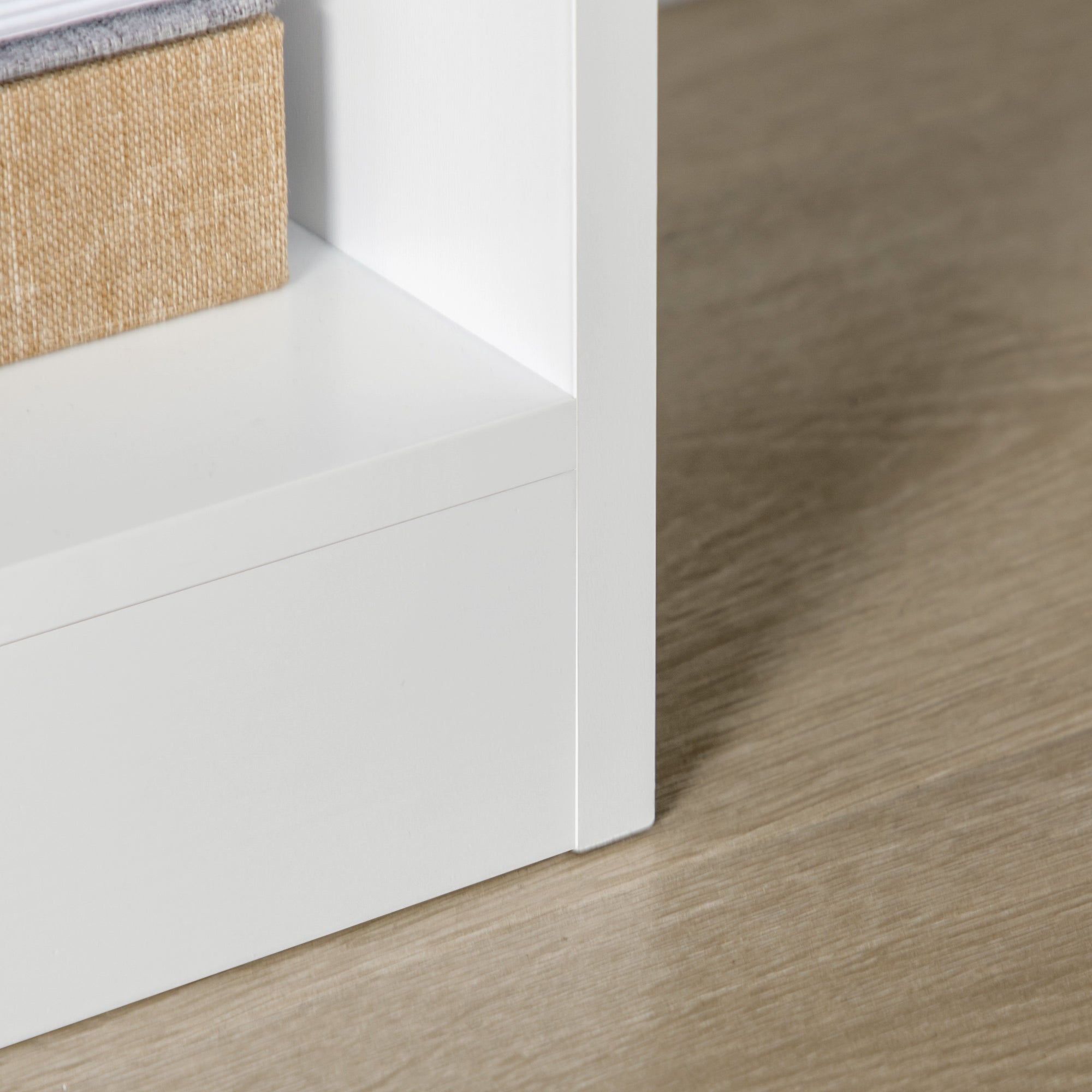 HOMCOM Tall Bookshelf with Drawer, Freestanding Bookcase with Open Shelves, Shelving Unit, Display Rack for Bedroom, Living Room, Home Office, White