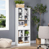 HOMCOM Tall Bookshelf with Drawer, Freestanding Bookcase with Open Shelves, Shelving Unit, Display Rack for Bedroom, Living Room, Home Office, White