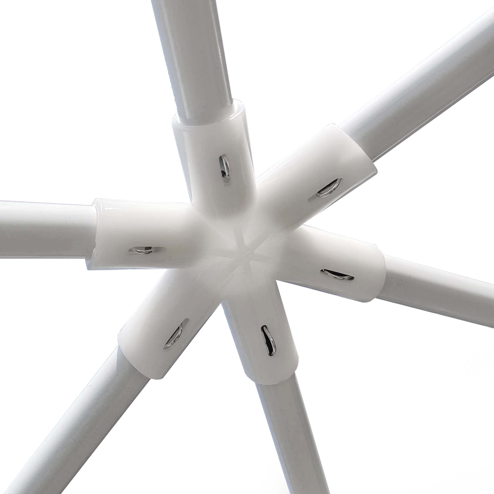 Outsunny 13' x 11' Hexagonal Party Tent, Canopy Tent with Nettings, Zipped Doors for Garden, Patio, Outdoor, Brown