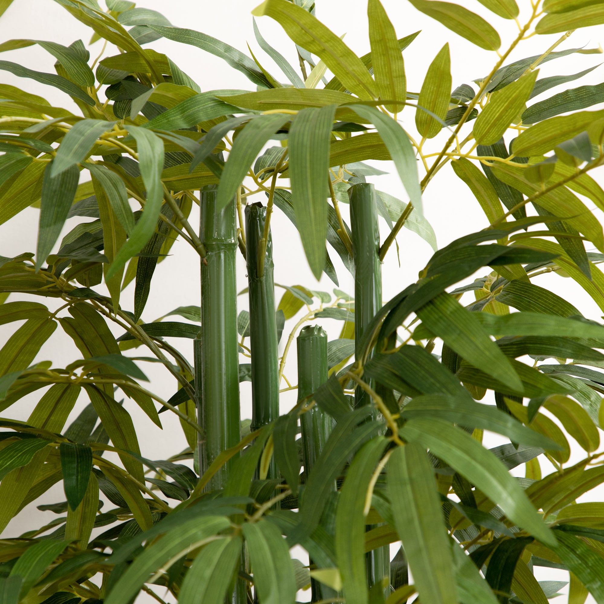 HOMCOM 6FT Artificial Bamboo Tree in Pot, Indoor Fake Plants for Home Office Living Room Decor, Green