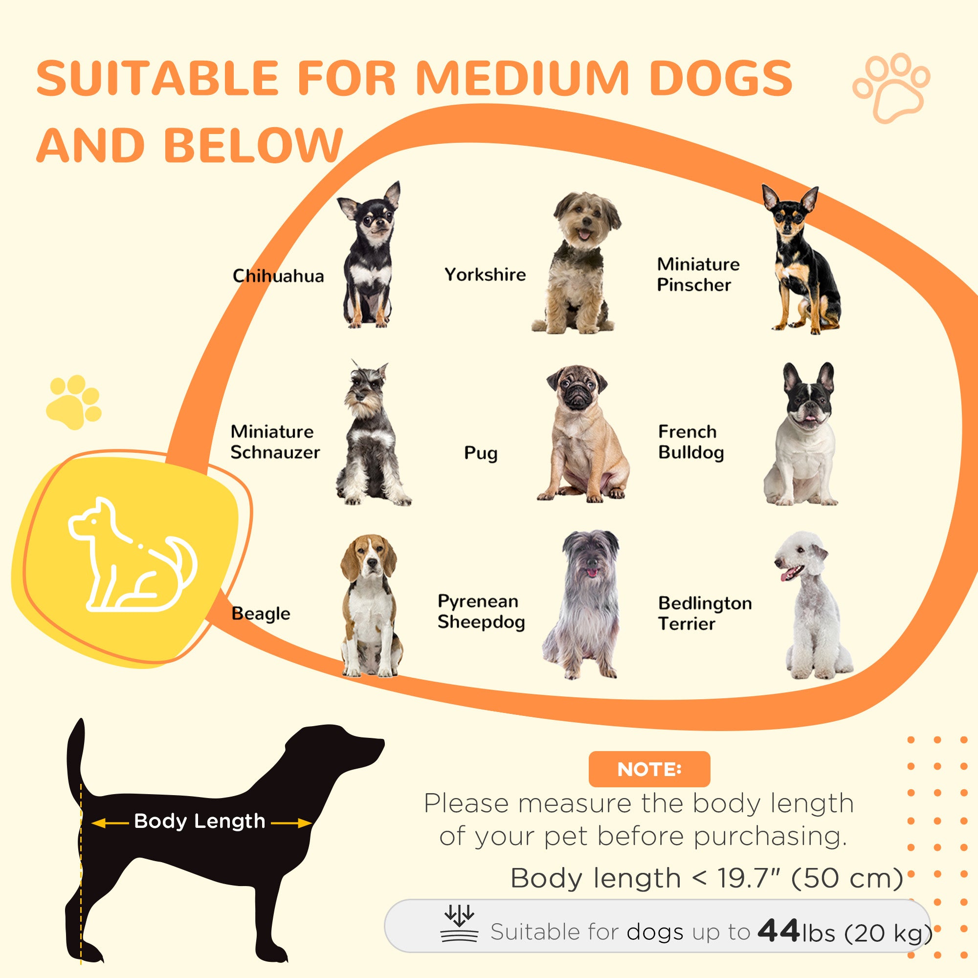 PawHut Dog Crate Furniture, 31.5" Dog Kennel Furniture Side End Table with Double Doors, for Medium Dogs, Grey