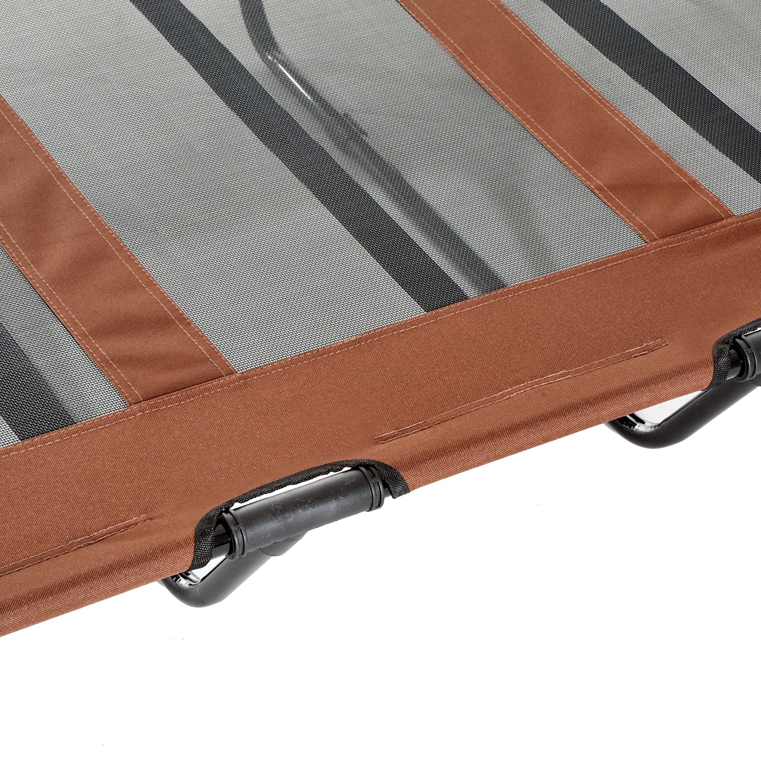 PawHut Elevated Dog Bed, Foldable Raised Dog Cot for XL Sized Dogs, Indoor & Outdoor, 48" x 36" x 9", Coffee