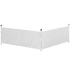 Outsunny 2 PCS Canopy Half Walls for 10' x 10' or 10' x 20' Pop Up Canopy, Canopy Sidewalls, 2 Packs Half Sidewalls Only, White