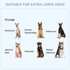 PawHut Heavy Duty Dog Crate Cage for Large Dogs Cats with Two Doors, Lockable Wheels, Removable Tray, 43" x 30" x 32''