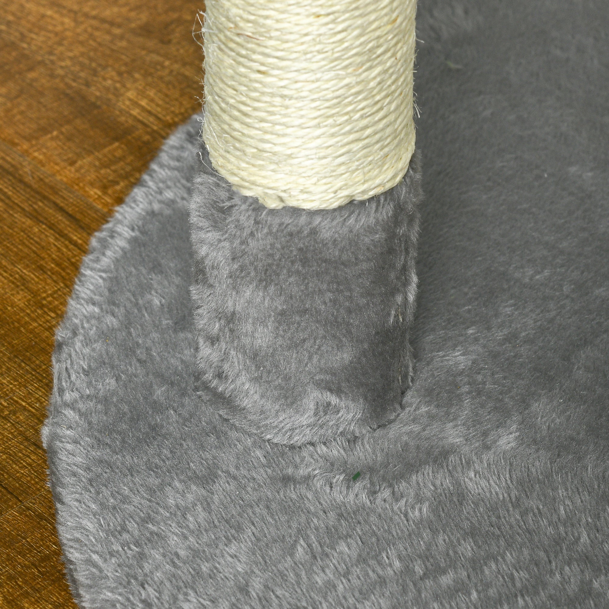 PawHut 136cm Cat Tree for Indoor Cats, Cat Tower with Scratching Posts, Cat Bed, Toy Ball - Grey