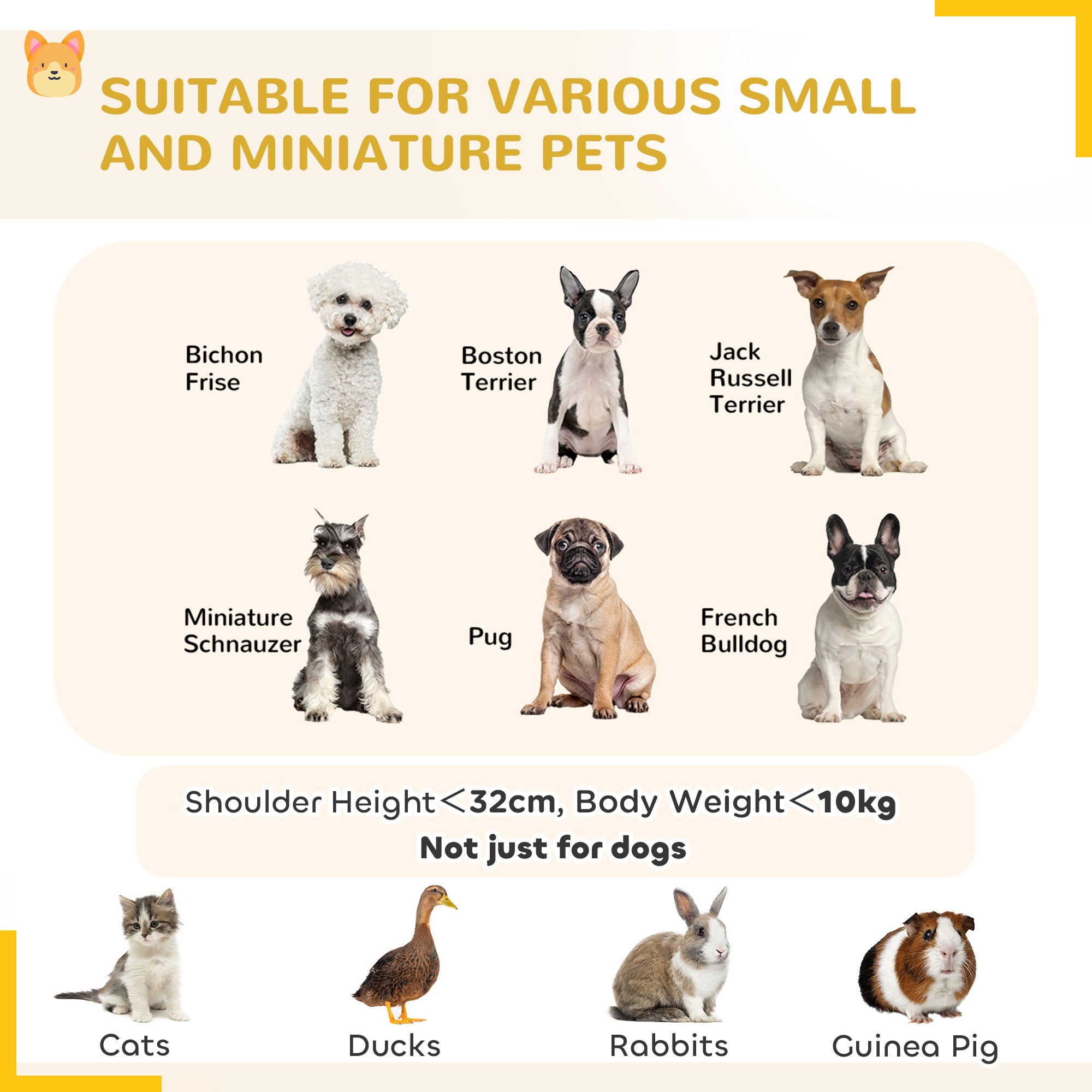 PawHut Dog Playpen, 8 Panels Foldable Dog Pen with Waterproof Bottom Pad, Sunproof Top Cover, 24"H Dog Fence for Indoor Outdoor, for Small and Miniature Dogs and Pets