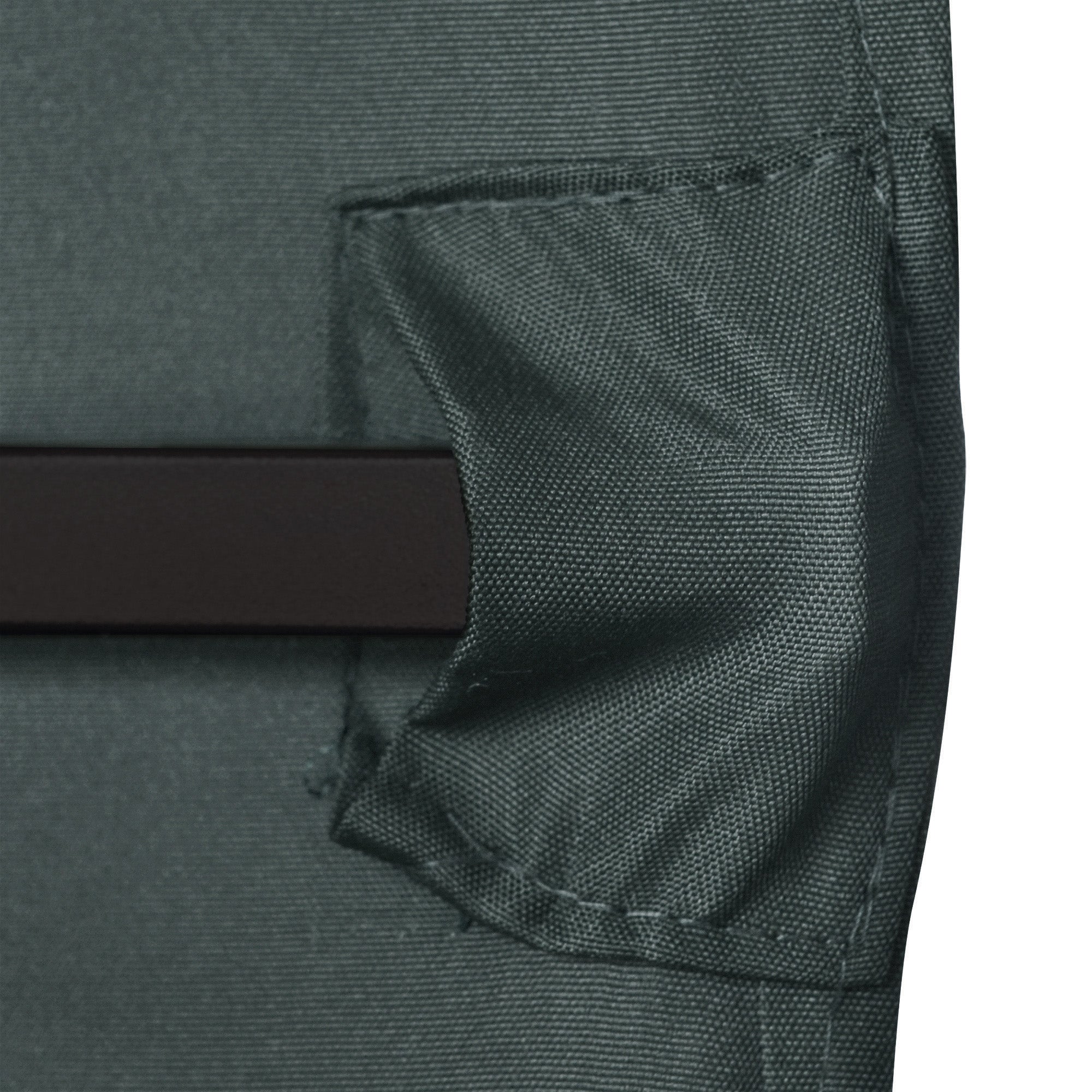 Outsunny 9.8' x 9.7' Square Gazebo Canopy Replacement UV Protected Top Cover Sun Shade Grey