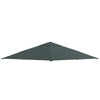 Outsunny 9.8' x 9.7' Square Gazebo Canopy Replacement UV Protected Top Cover Sun Shade Grey