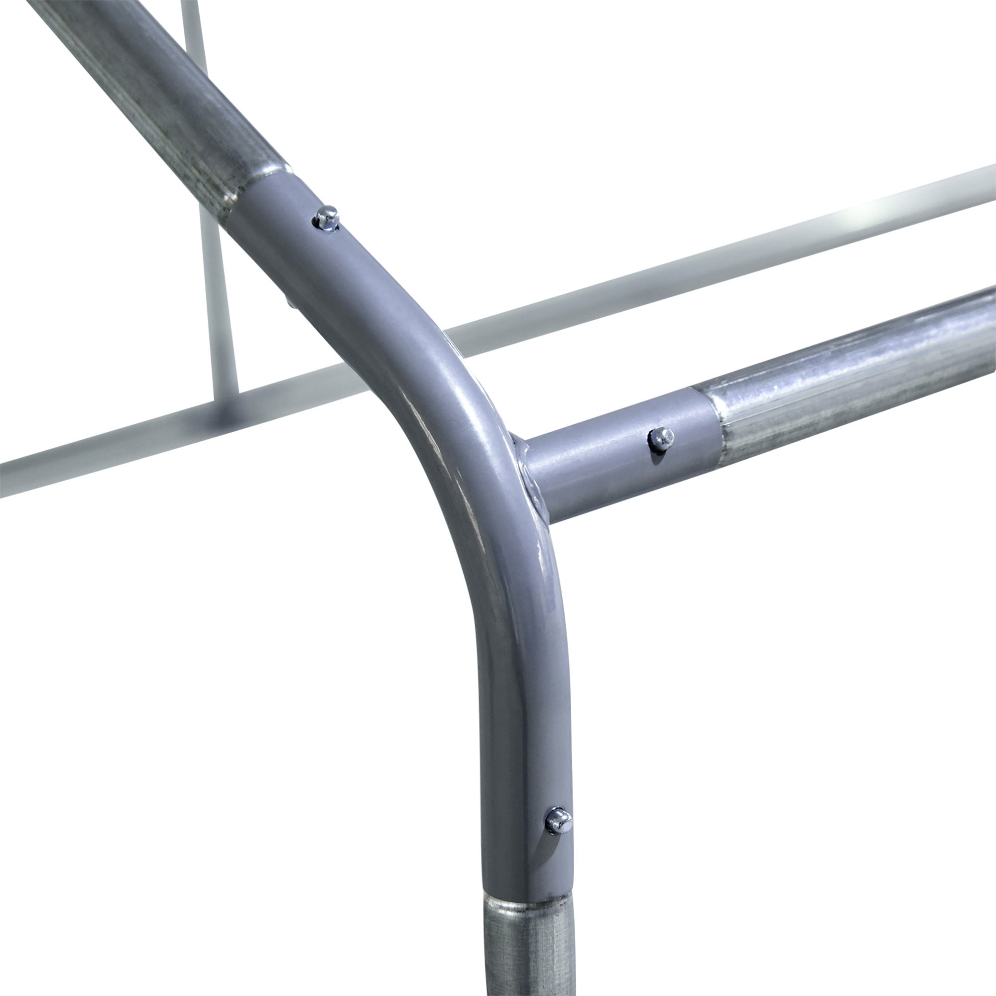 PawHut Metal Chicken Coop, Walk-in Large Chicken Run, Poultry Cage for Backyard Hen, Duck, Rabbit with Water- and UV-Protection Cover, for 4-6 Chickens, 9.8' x 6.6' x 6.6'