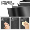 HOMCOM Dual Kitchen Garbage Bin, 2 x 5 Gallon (2 x 20 L) Trash Can with Foot Pedal, Soft-Close Garbage Can with Removable Inner Buckets, Lid, Fingerprint-Proof for Kitchen, Black