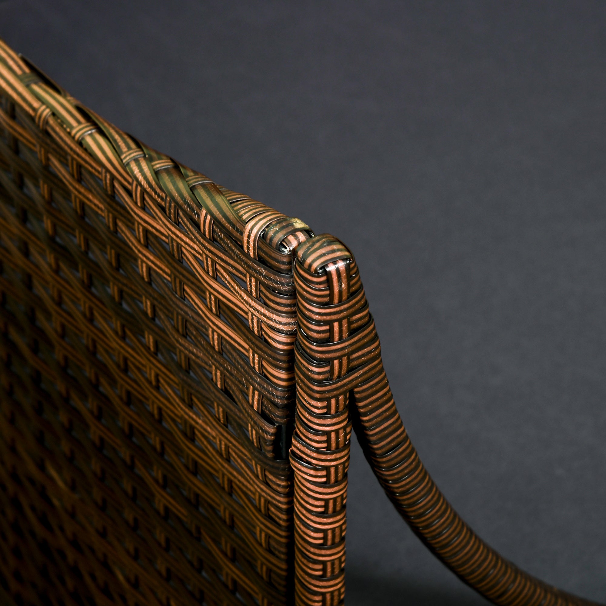 PawHut Rattan Pet Bed for Small Medium Dogs and Cats, Wicker Dog House Outdoor with Water-resistant Cushion, 35"x28"x20", Brown