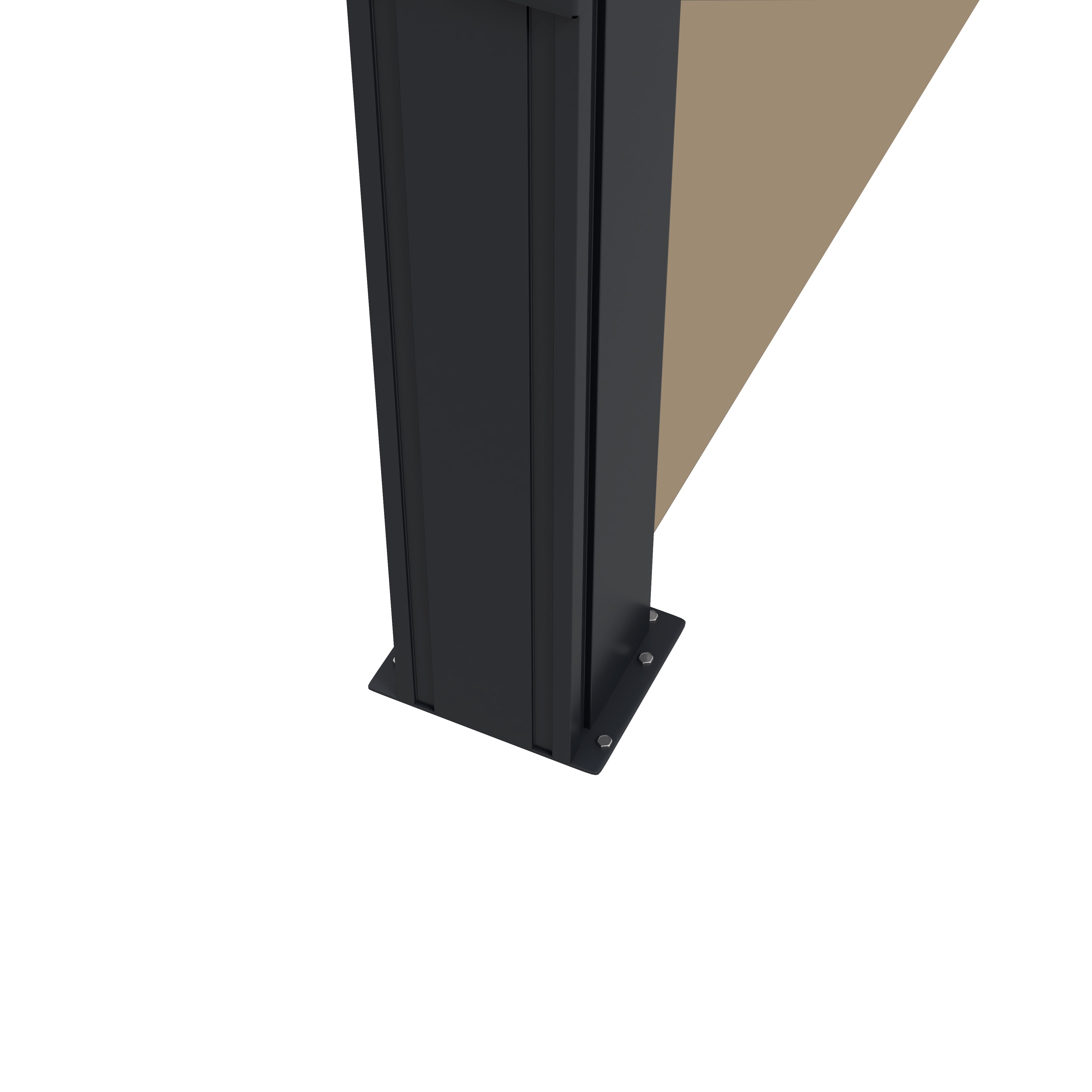 Outsunny 13' x 6' Retractable Side Awning, Garden Privacy Screen Divider, Full Cassette Windbreaker for Hot Tub, Balcony, Terrace, Pool, Khaki