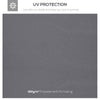 Outsunny 9.8' x 9.8' Square 2-Tier Gazebo Canopy Replacement Top Cover Outdoor Garden Sun Shade, Dark Grey