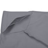 Outsunny 9.8' x 9.8' Square 2-Tier Gazebo Canopy Replacement Top Cover Outdoor Garden Sun Shade, Dark Grey