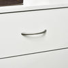 HOMCOM Bedside Table with 3 Drawers, Modern Wood Nightstand, Side Table with Anti-tipping Design for Bedroom, White