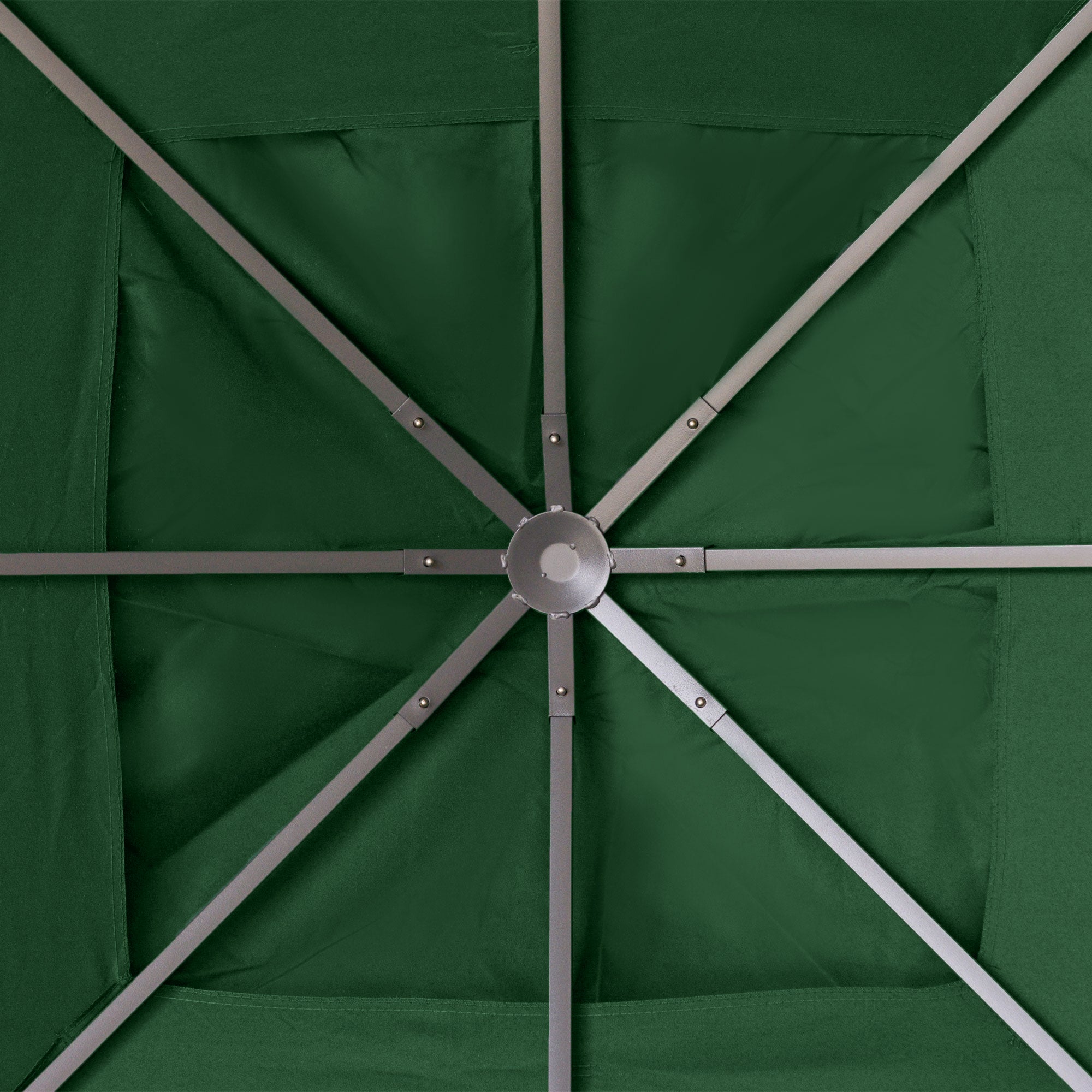 Outsunny 9.8' x 9.7' Square Gazebo Canopy Replacement UV Protected Top Cover Sun Shade Green