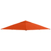 Outsunny 9.8' x 9.7' Square Gazebo Canopy Replacement UV Protected Top Cover Sun Shade Orange