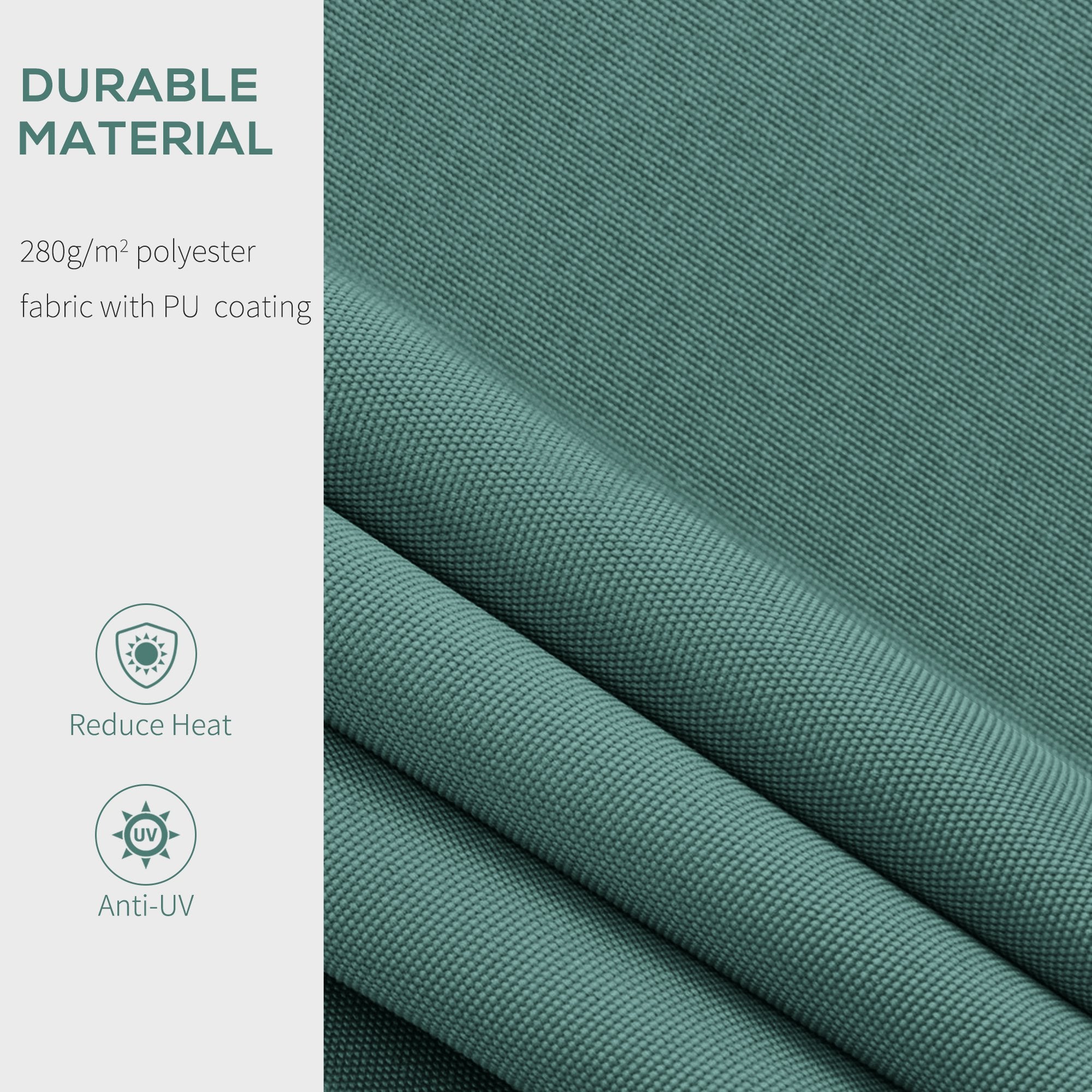Outsunny 8' x 7' Retractable Awning, Patio Awnings, Sunshade Shelter with 280 g/m² UV & Water-Resistant Fabric and Aluminum Frame for Deck, Balcony, Yard, Dark Green
