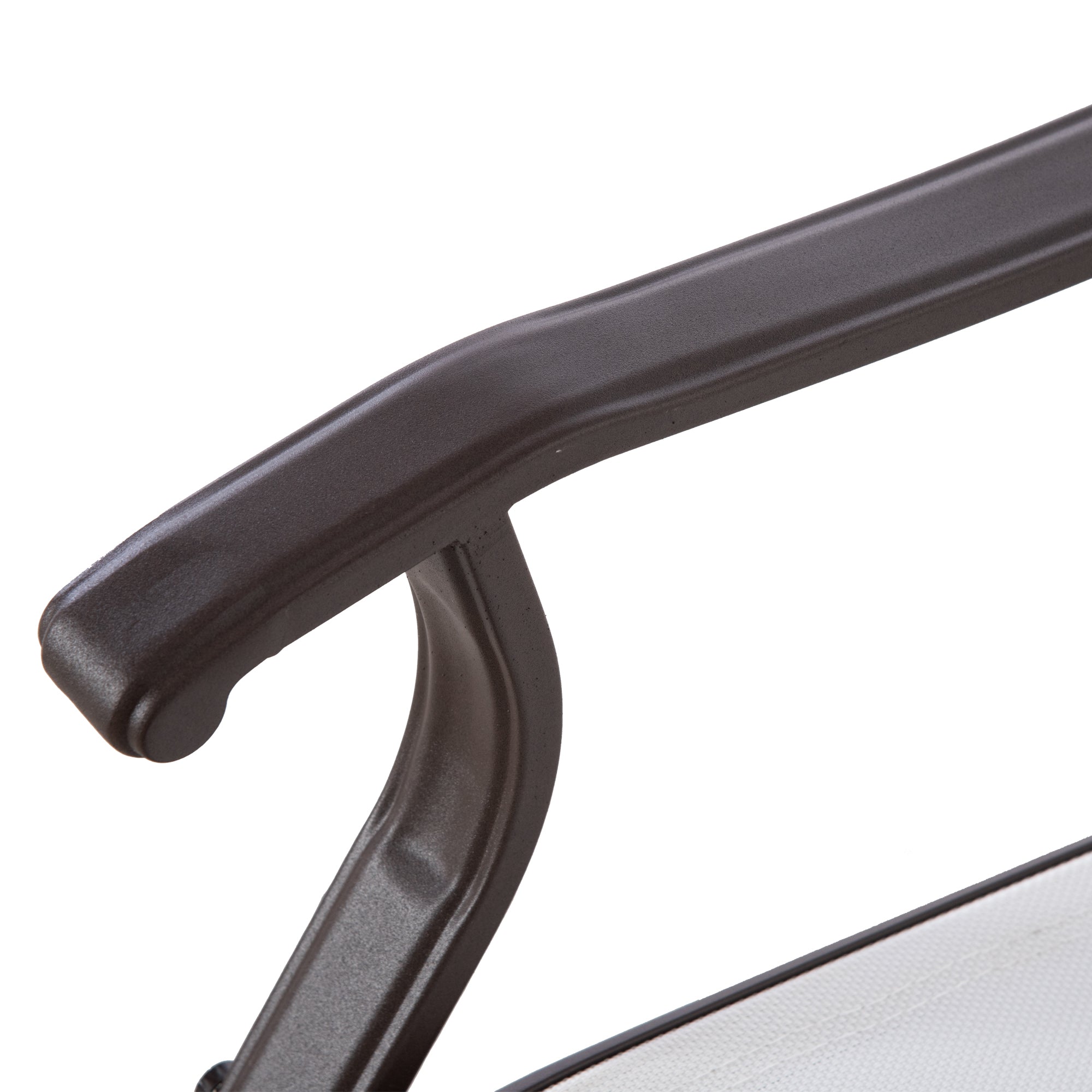 Outsunny Outdoor Glider Chair, Patio Glider with Steel Frame and Mesh Fabric, Garden Chair for Backyard, Garden, and Porch, Cream White