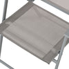 Outsunny 8 Piece Patio Dining Set for 6 with Umbrella, Outdoor Table and Chairs with 6 Folding Chairs with Mesh Seat and Rectangle Dining Table with Umbrella Hole, Grey