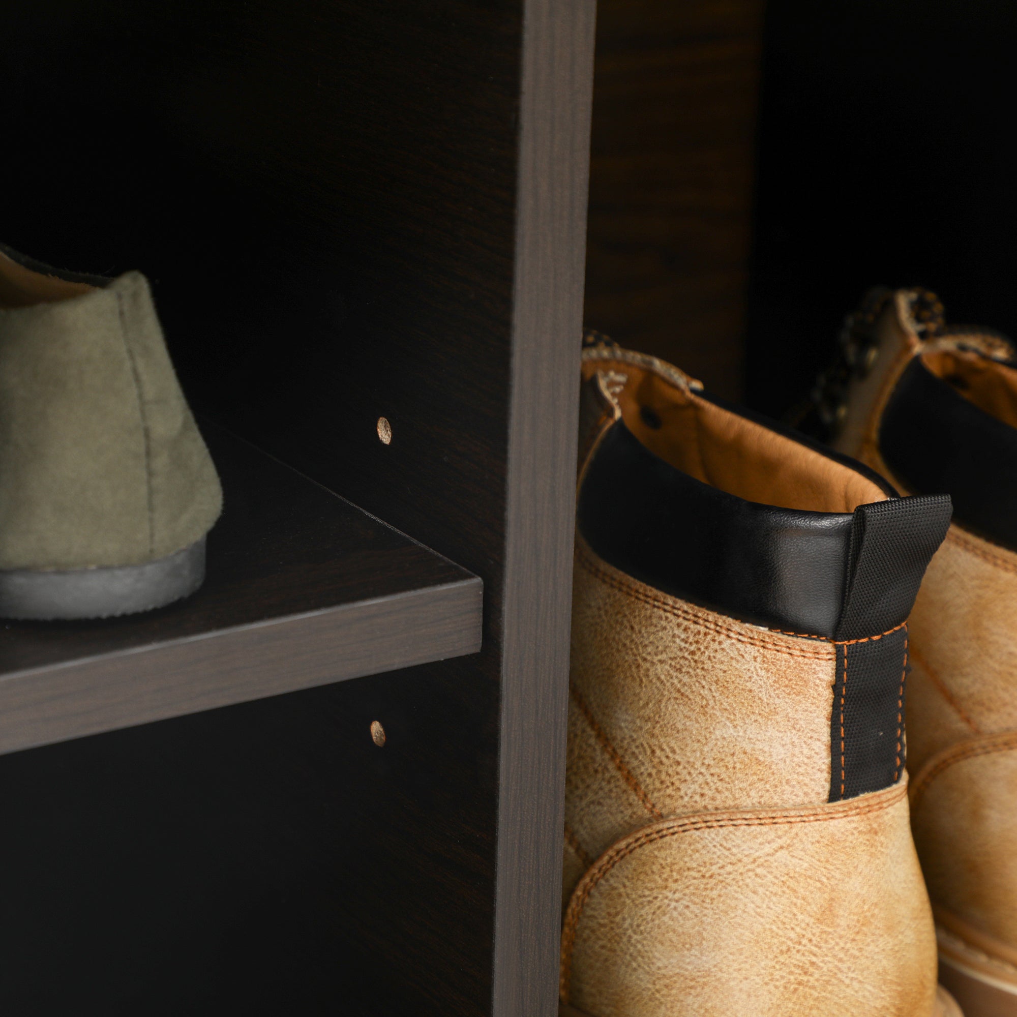 HOMCOM Shoe Bench Entryway Storage Rack with Padded Cushion PU Cover Hidden Storage for Hallway Living Room Bedroom, Black