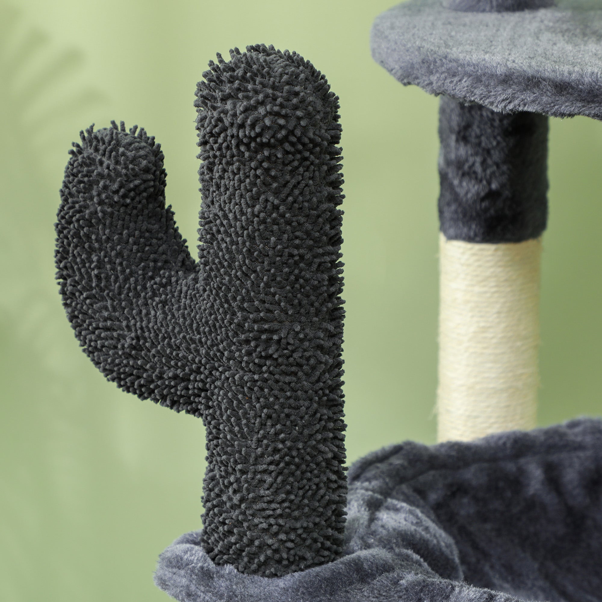 PawHut 71" Tall Cat Tree, Multi-Level Cat Tower for Indoor, Corner DIY Design with Scratching Posts, Sisal Pad, Condo, Bed, Hammock, Platforms, Balls, Activity Center, Dark Grey
