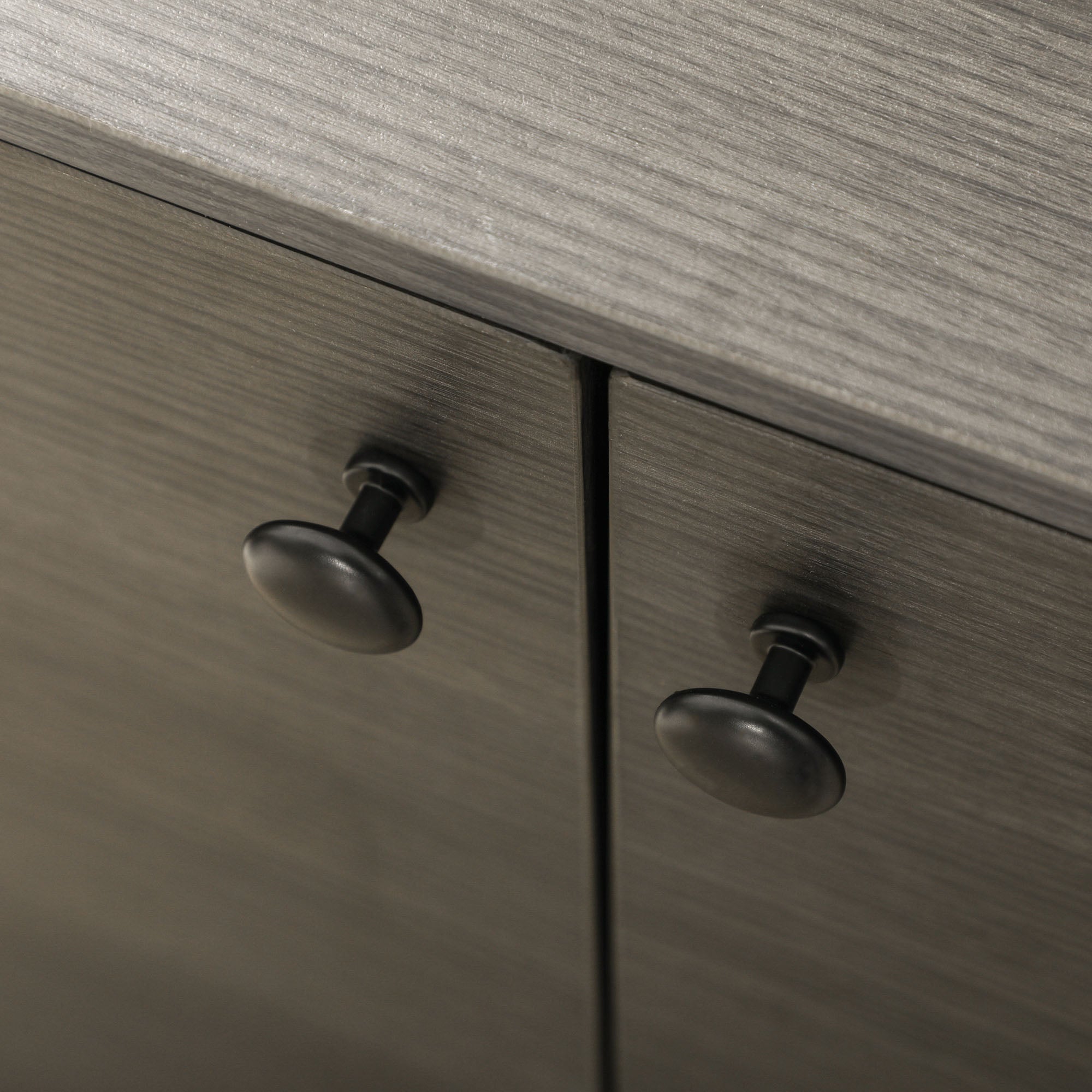 PawHut Cat Litter Box Enclosure, Industrial Hidden Cat Washroom Furniture, End Table with Double Doors and Scratching Pad for Living Room, Bedroom, Hallway, Black