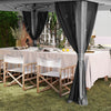 Outsunny 11.7' x 11.7' Pop Up Canopy Tent with Netting, UPF50+ Instant Party Tent Gazebo, Height Adjustable, with Wheeled Carry Bag and Sand Bags for Outdoor, Garden, Patio