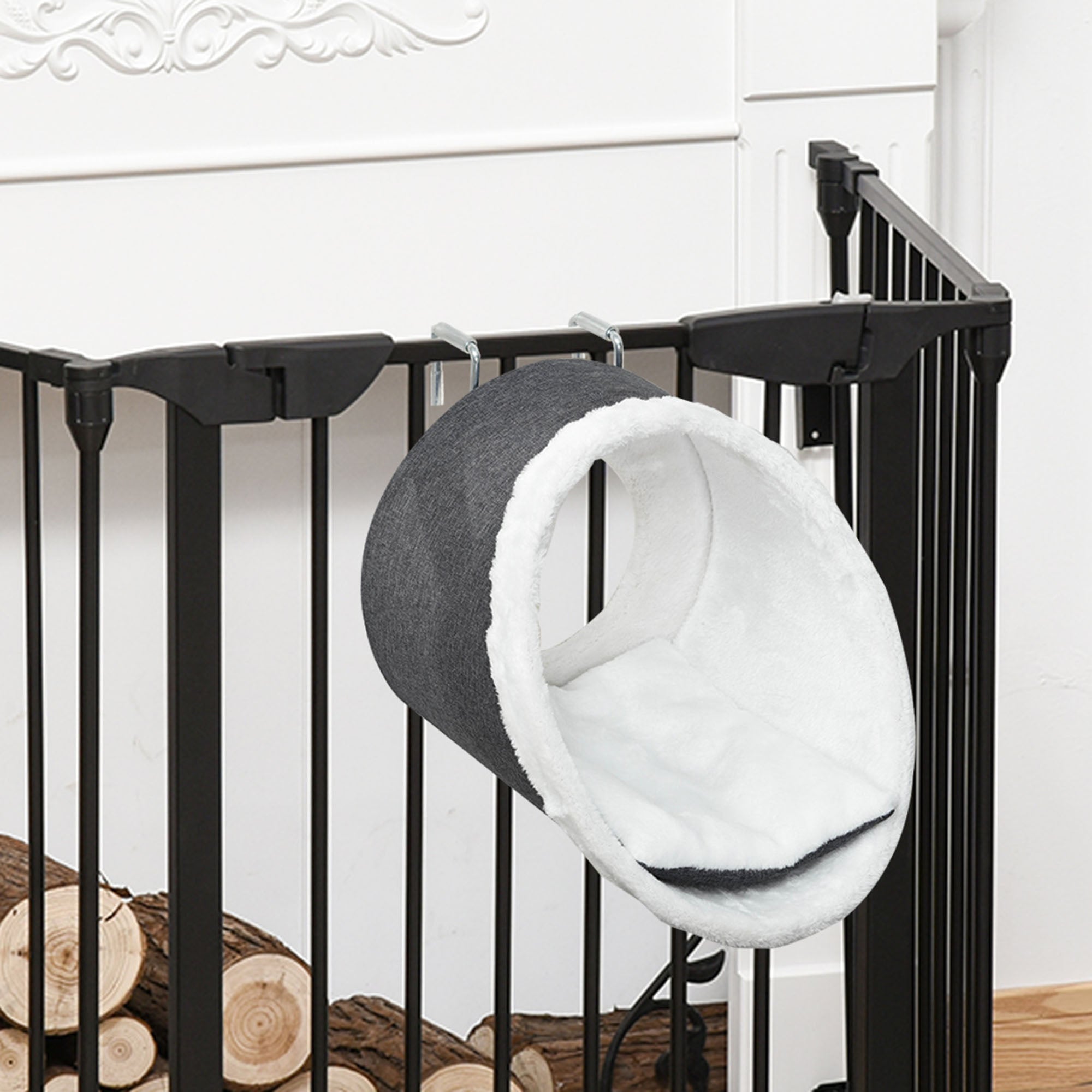 PawHut Cat Radiator Bed Window Cat Perch Hanging Hammock Kitten House 48 x 35 x 35 cm